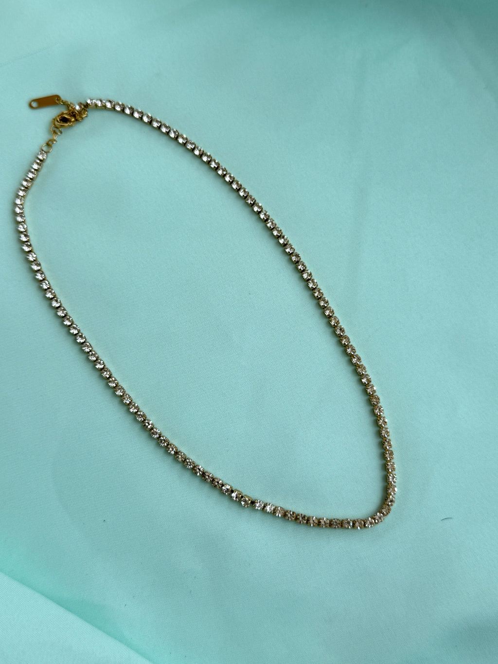DC065 anti tarnish full stones 18inches adjustable daliy wear chains