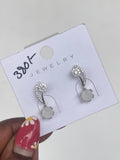 Silver earrings Color won't fade ER6345