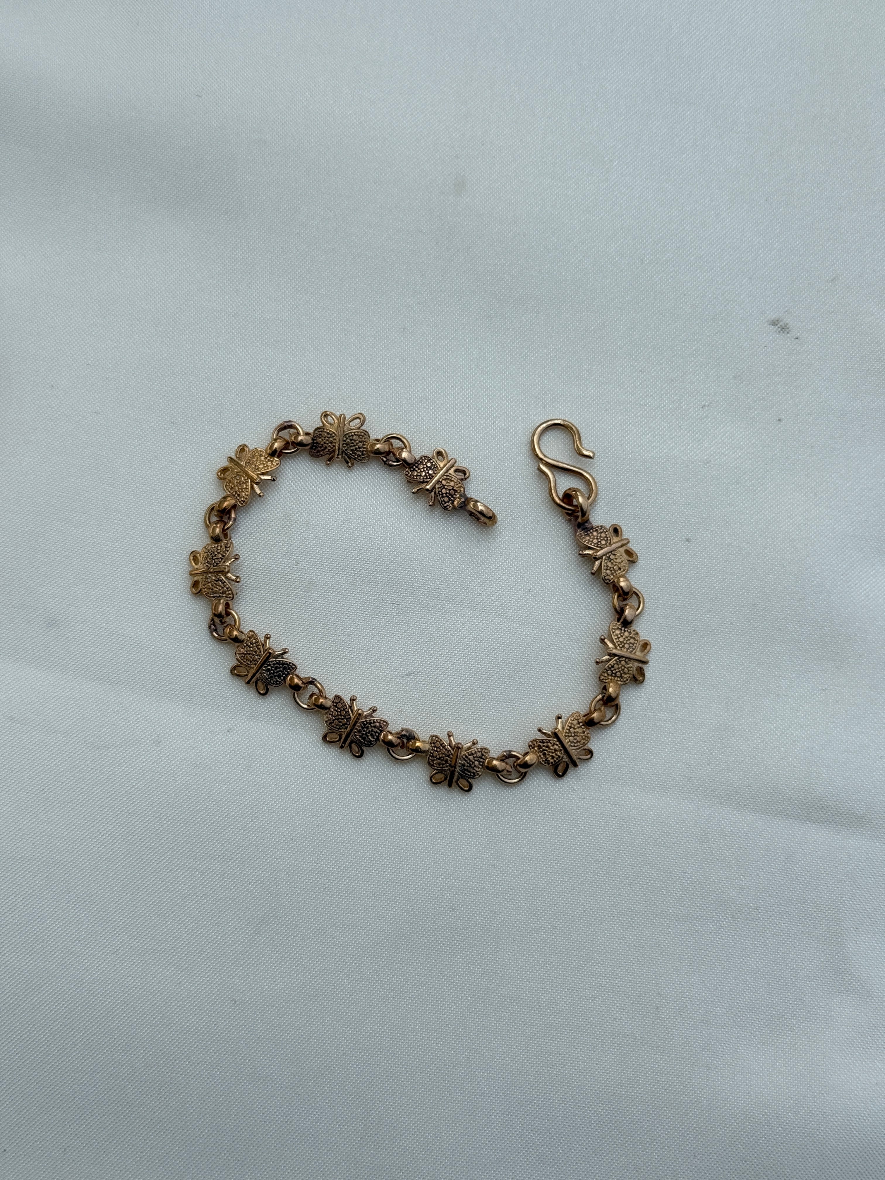 Ph293 panchaloha butterfly unpolished bracelet