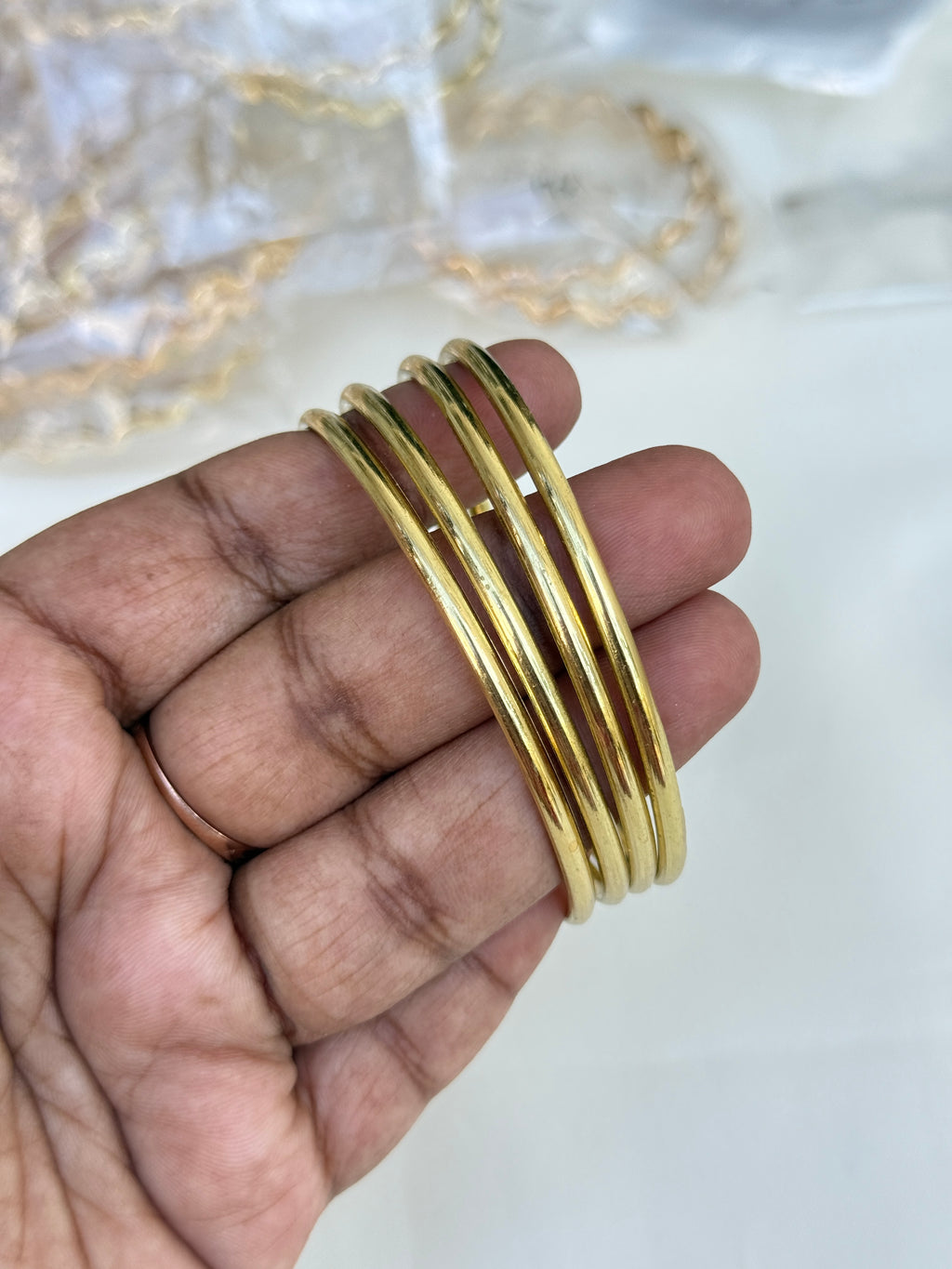 Ph163 plain panchaloham bangles
