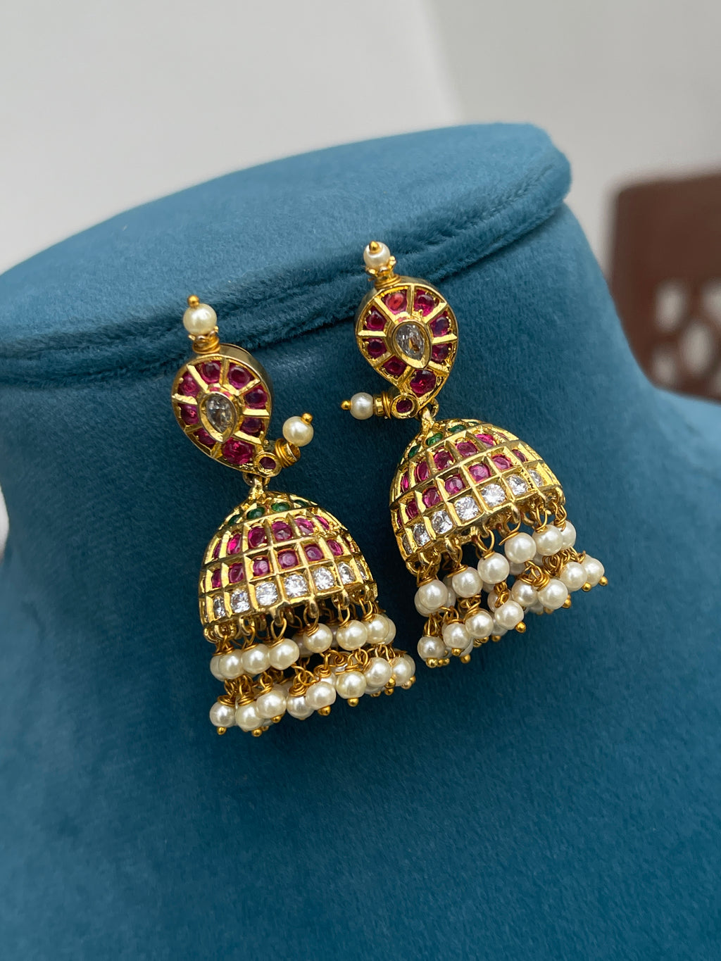 Kemp mango butta earrings