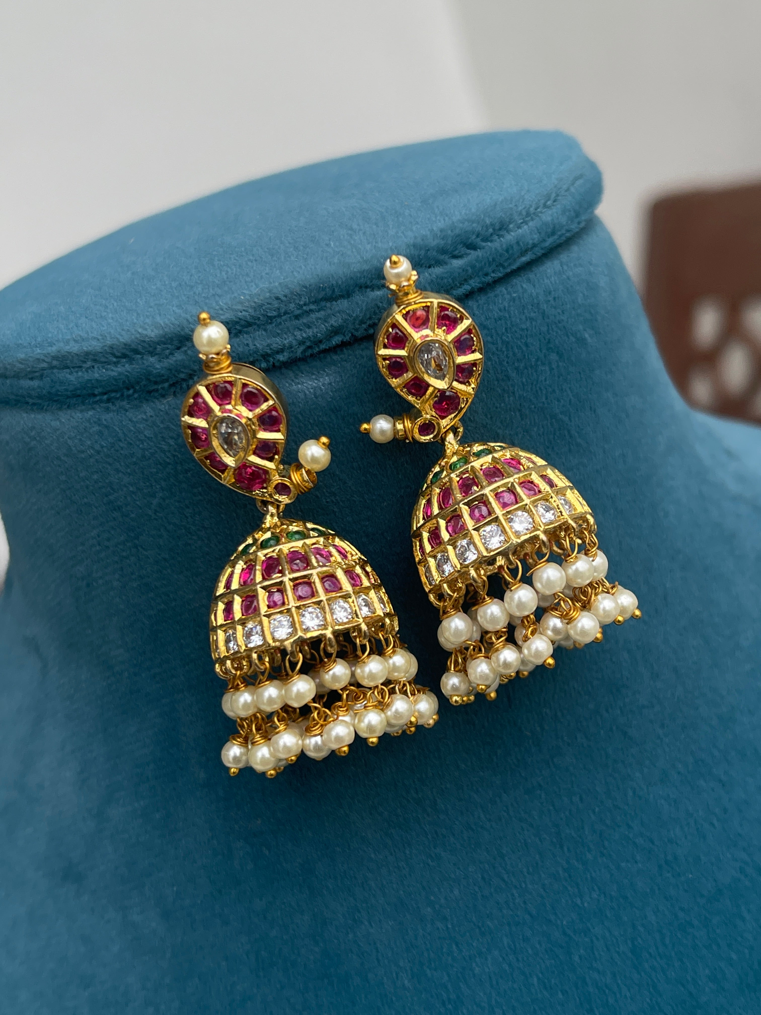 Kemp mango butta earrings