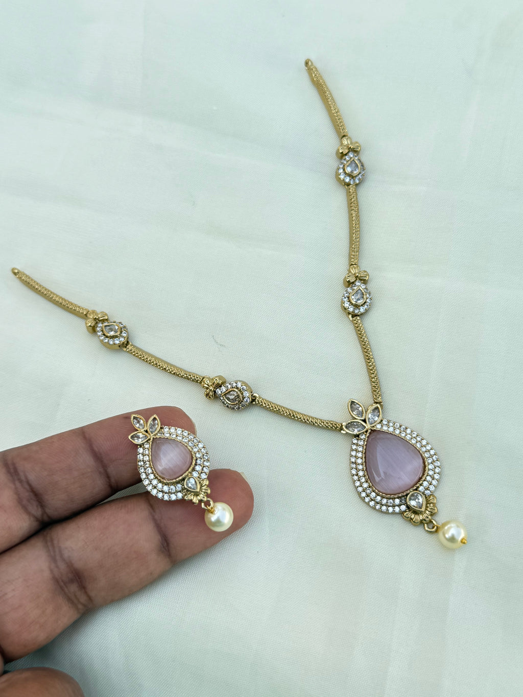 Ns0016 simple western Neckset with earrings