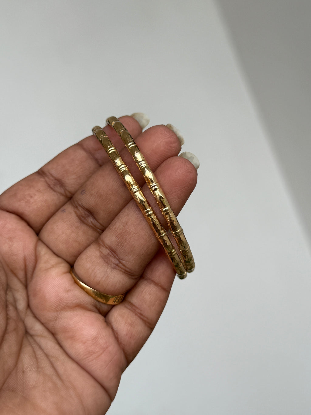Ph063 panchaloham gold replica bangles