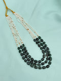 Bb208 18 inches sugar Perl green beads ovel shape