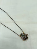 BB601 Victorian 18 inches short Black Beads