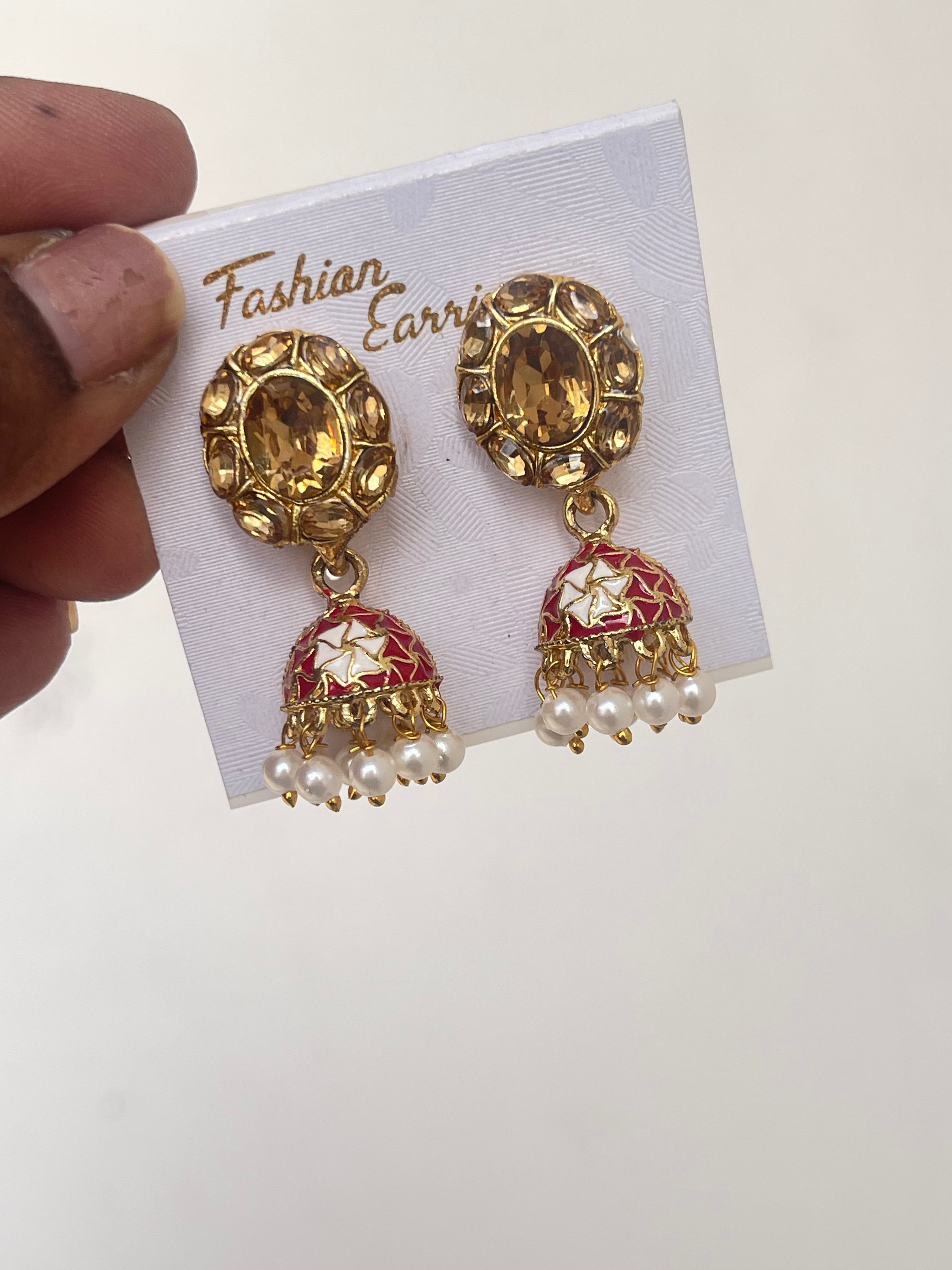 Small size Meenakari Earrings