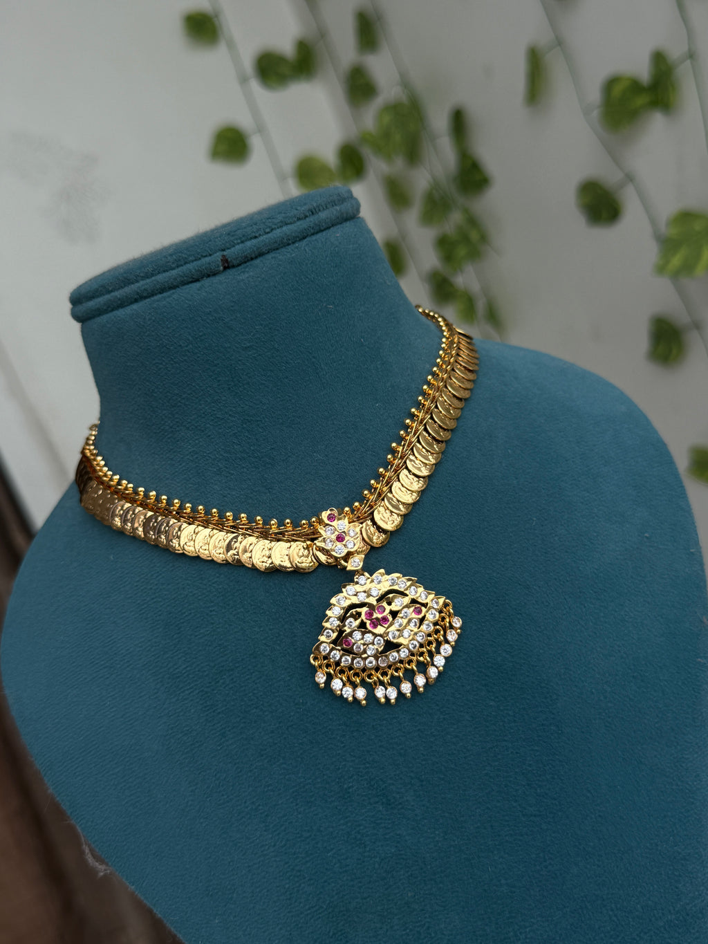 Ph144 panchaloham palisade Lakshmidevi kasulaperu neckset