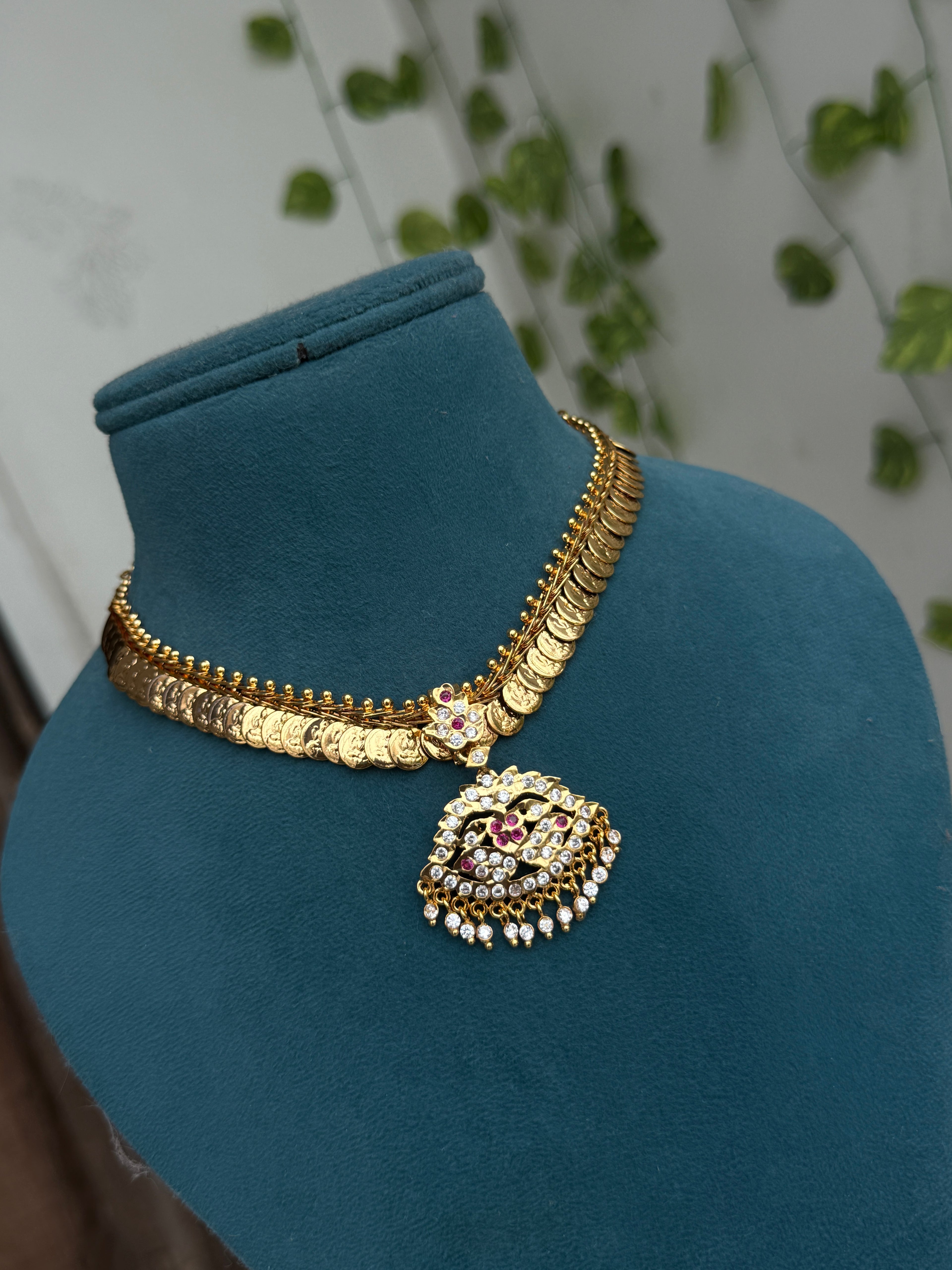 Ph144 panchaloham palisade Lakshmidevi kasulaperu neckset