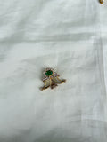 PG009 puligoru pendant in green and ruby
