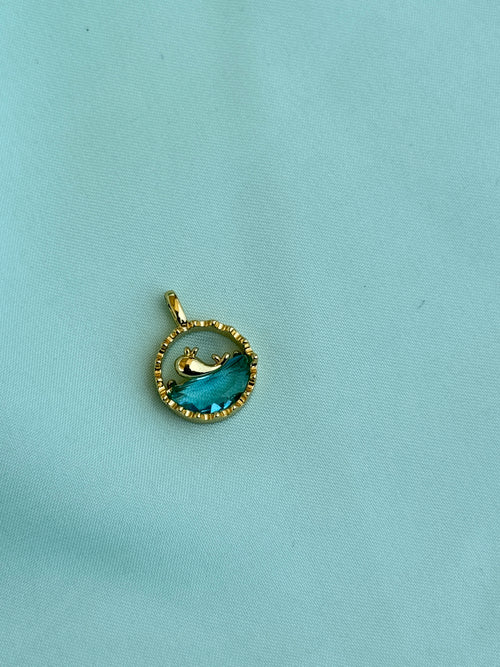 Al025 anti tarnish dolphin charm (pendent)