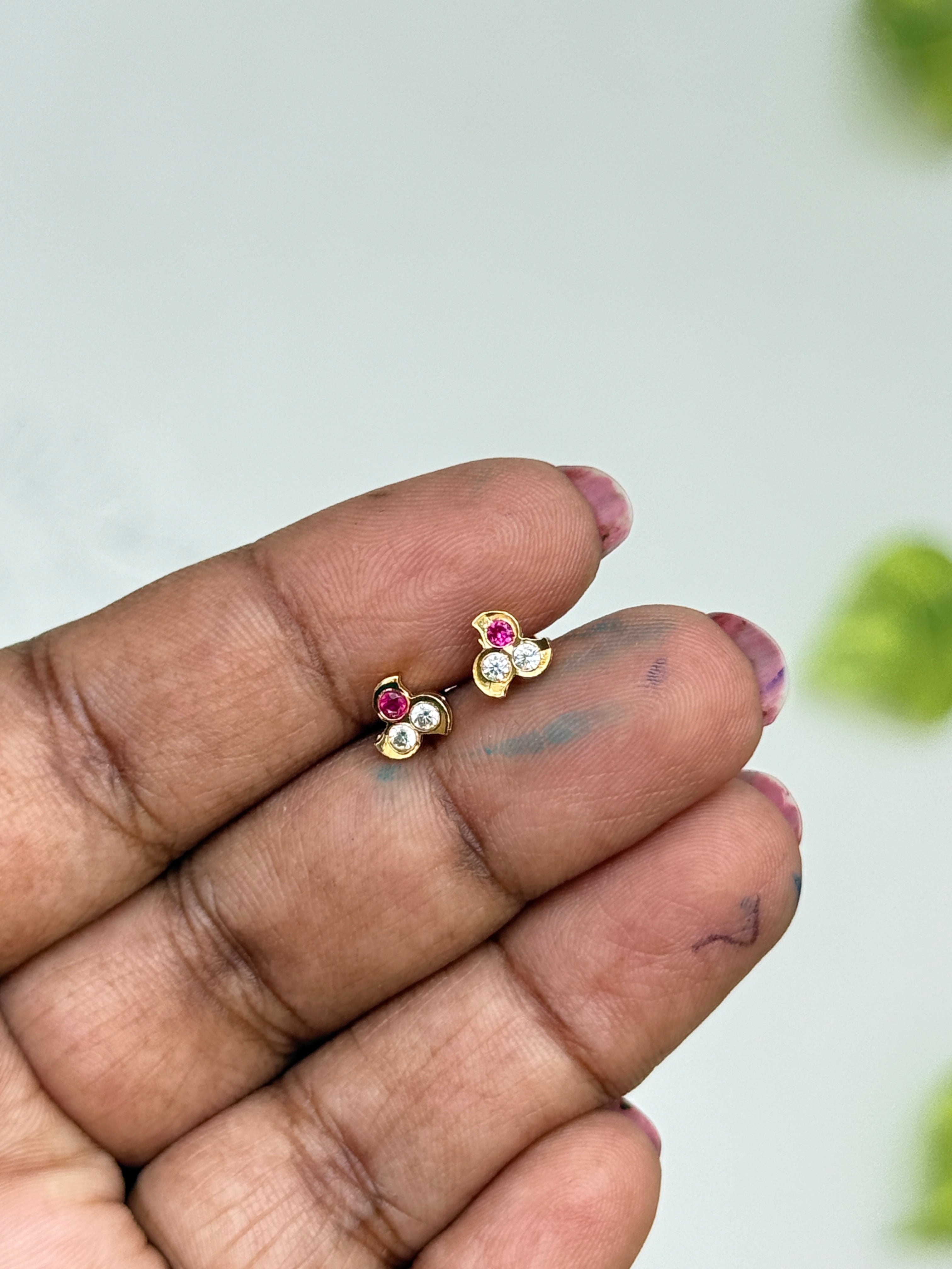 Ph036 Panchaloham small studs with back screw