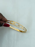 AB562 anti tarnish openable bracelet