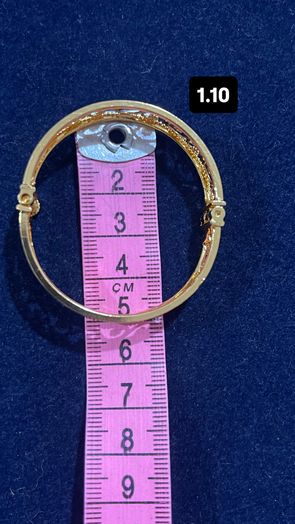 Kd066 Micropolish Openable Screw type kids Bangles