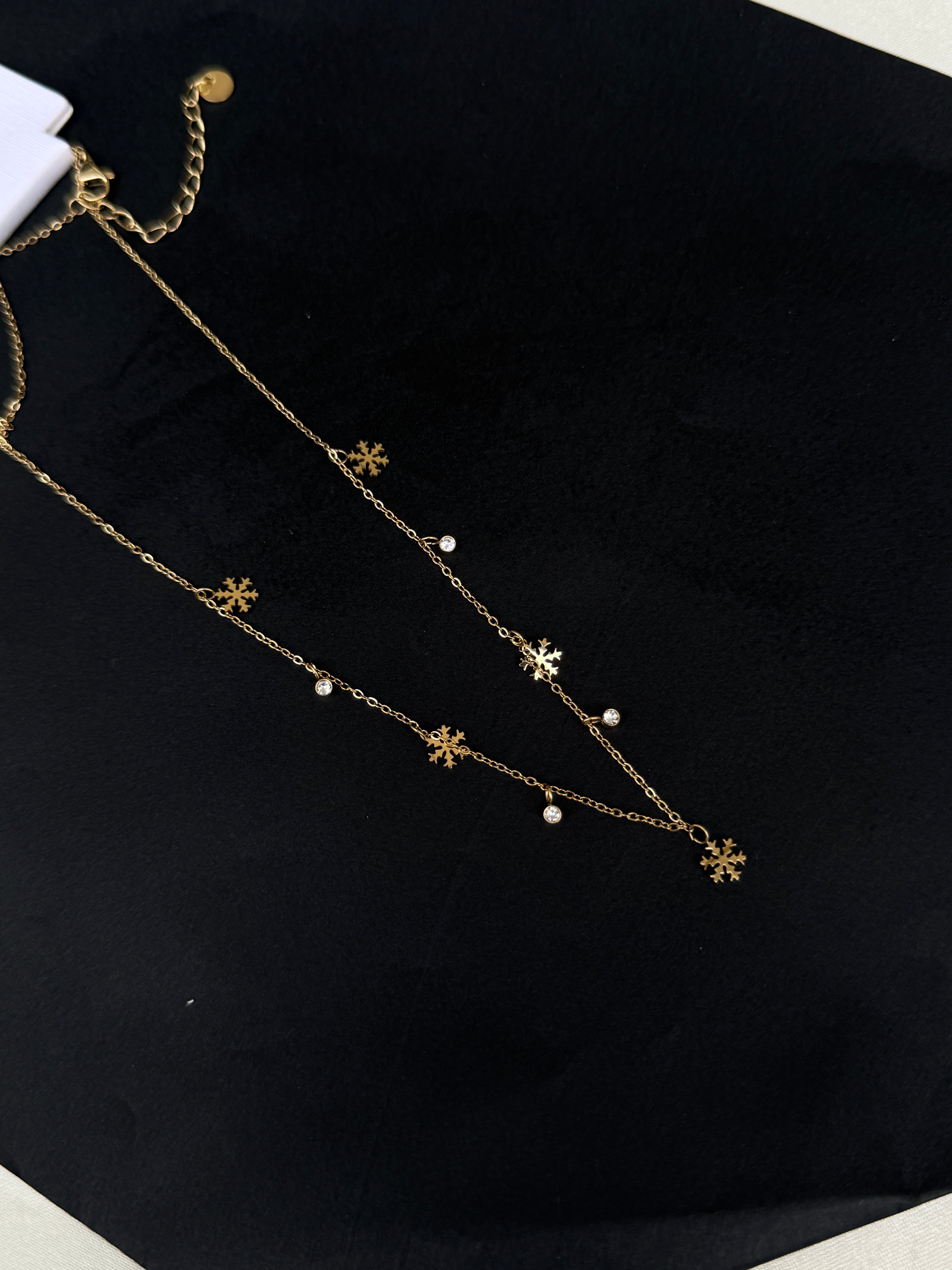 Dc011 snowflakes Anti tarnish chain