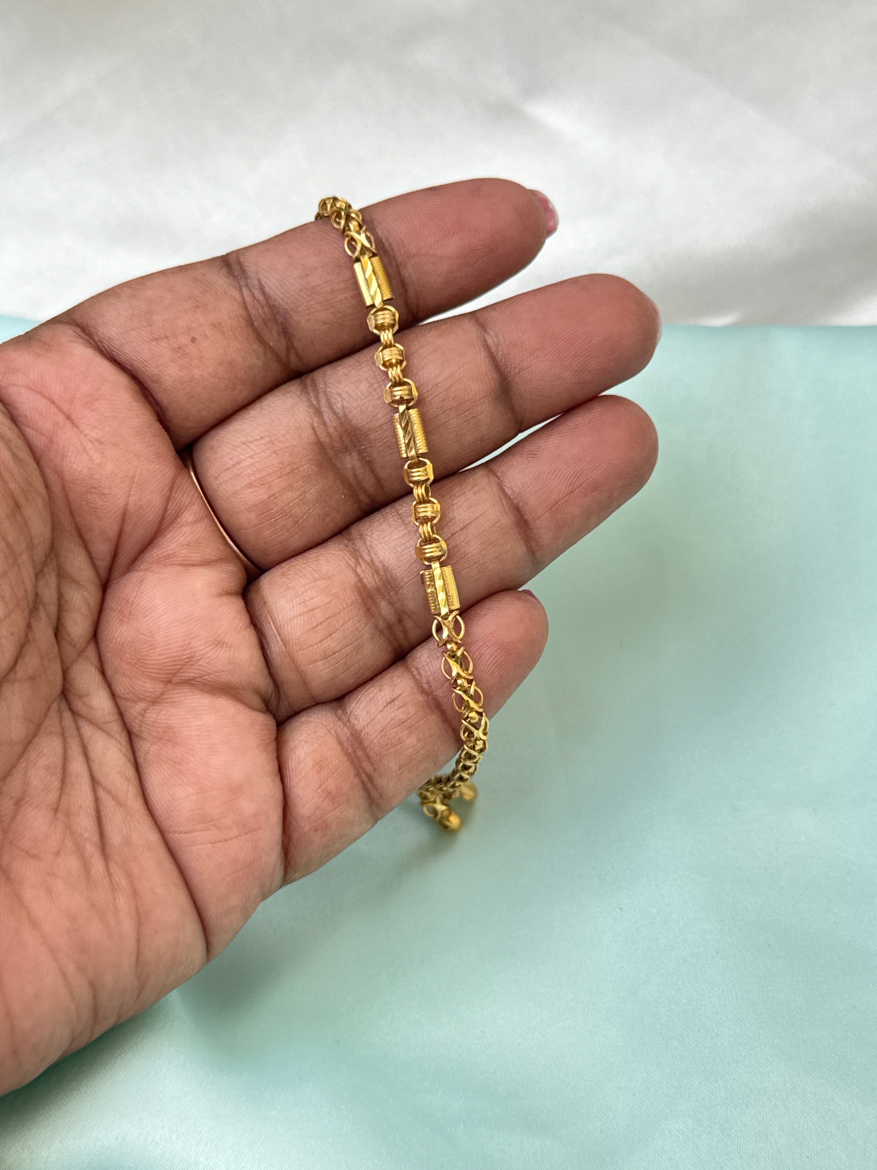 Ph042 Panchaloham 7 inches 2.4 to 2.6 adjustable chain bracelet