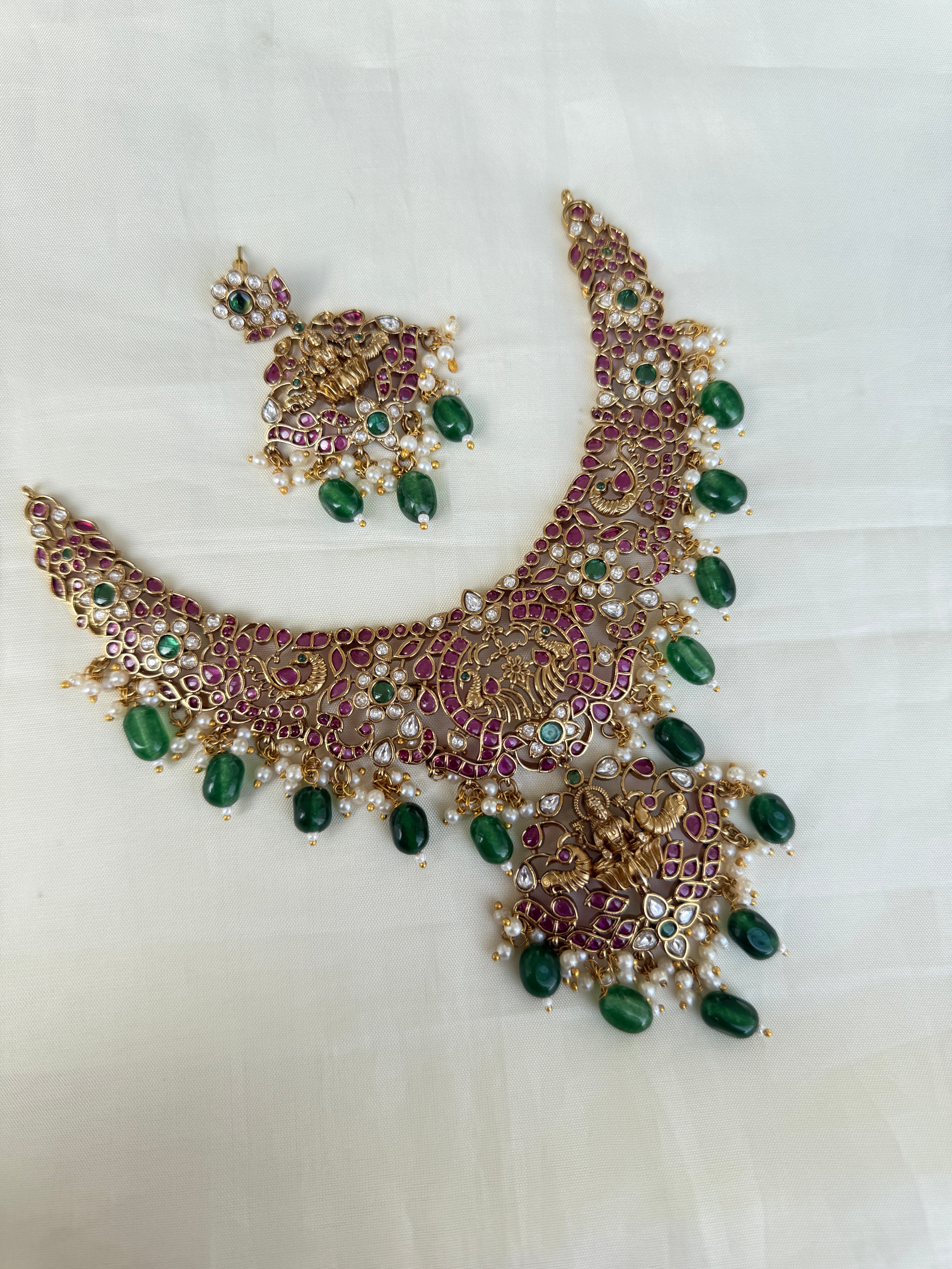 Ns285 Lakshmi Devi Kemp neckset