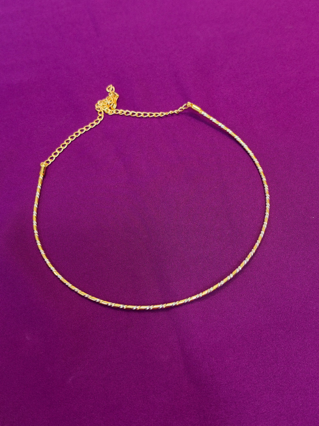 Hs050 single gold and silver Hasli Neckset