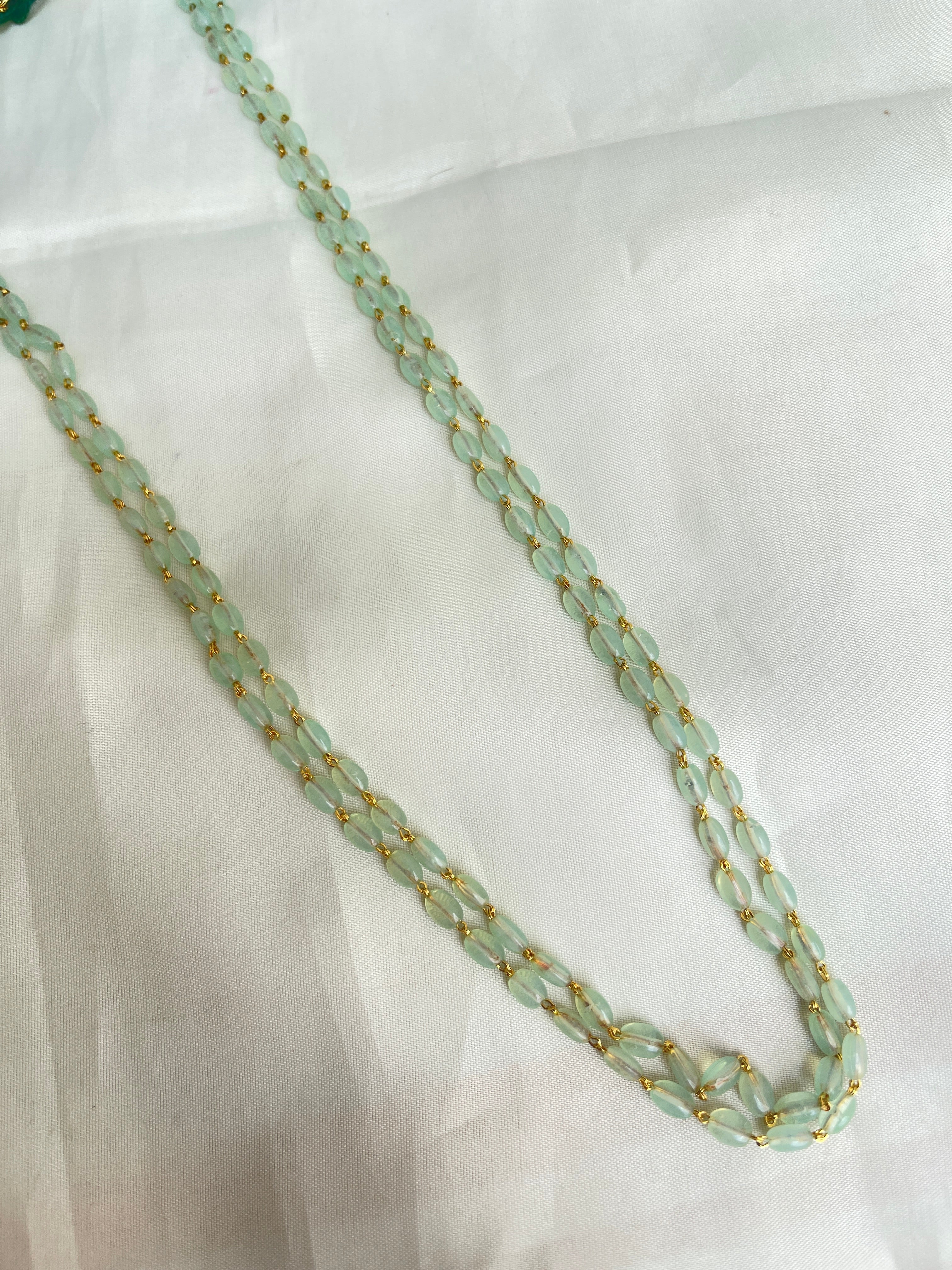 20 inches 2 lines beads chain