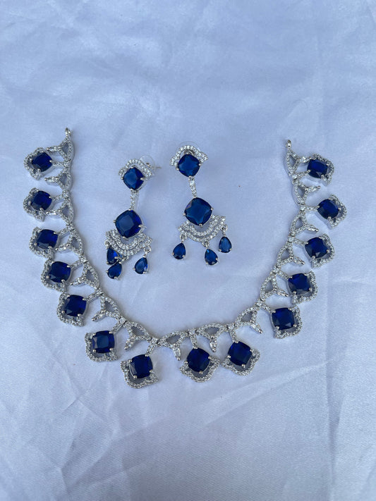 Diamond blue neckset