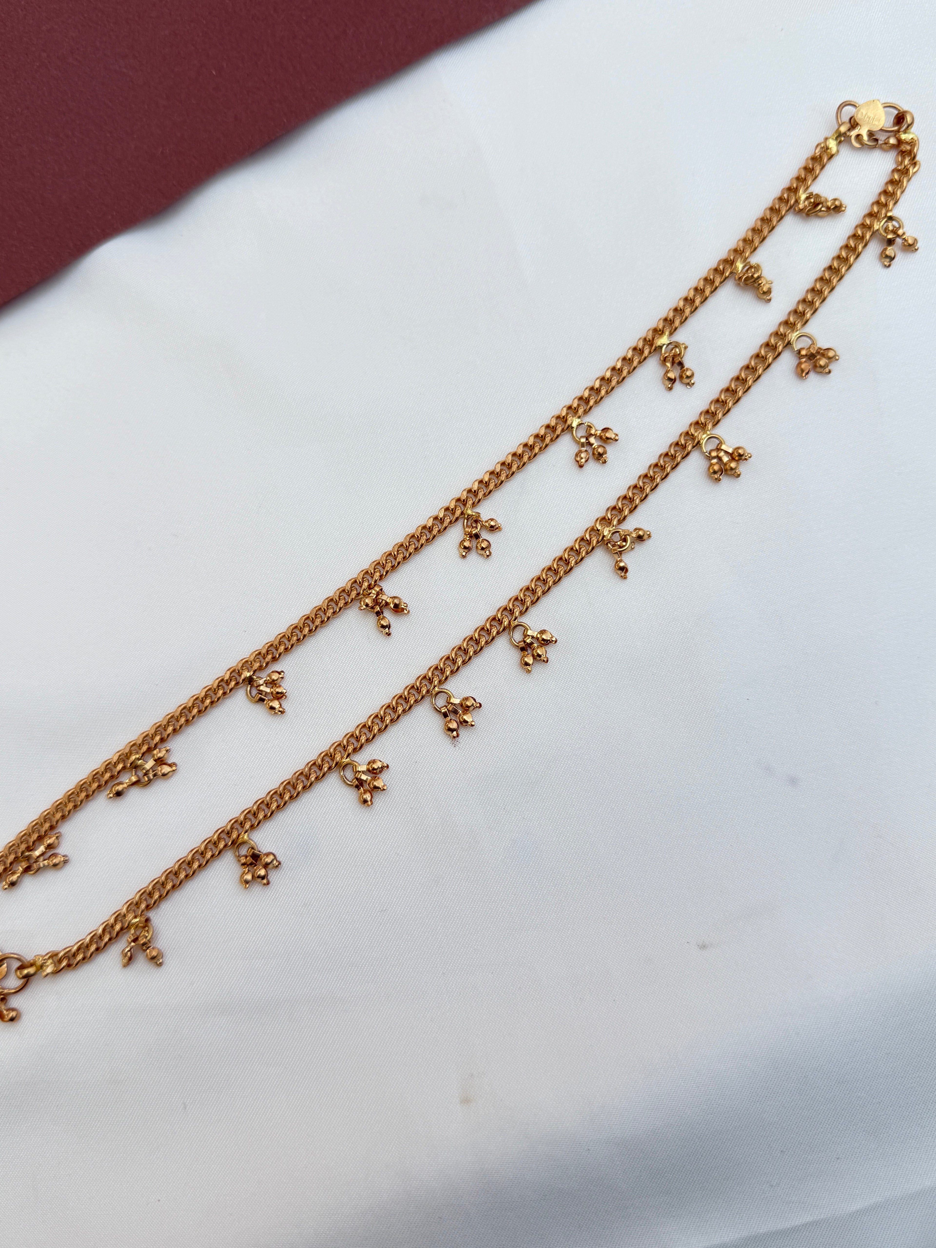 Ak124 panchaloham anklets