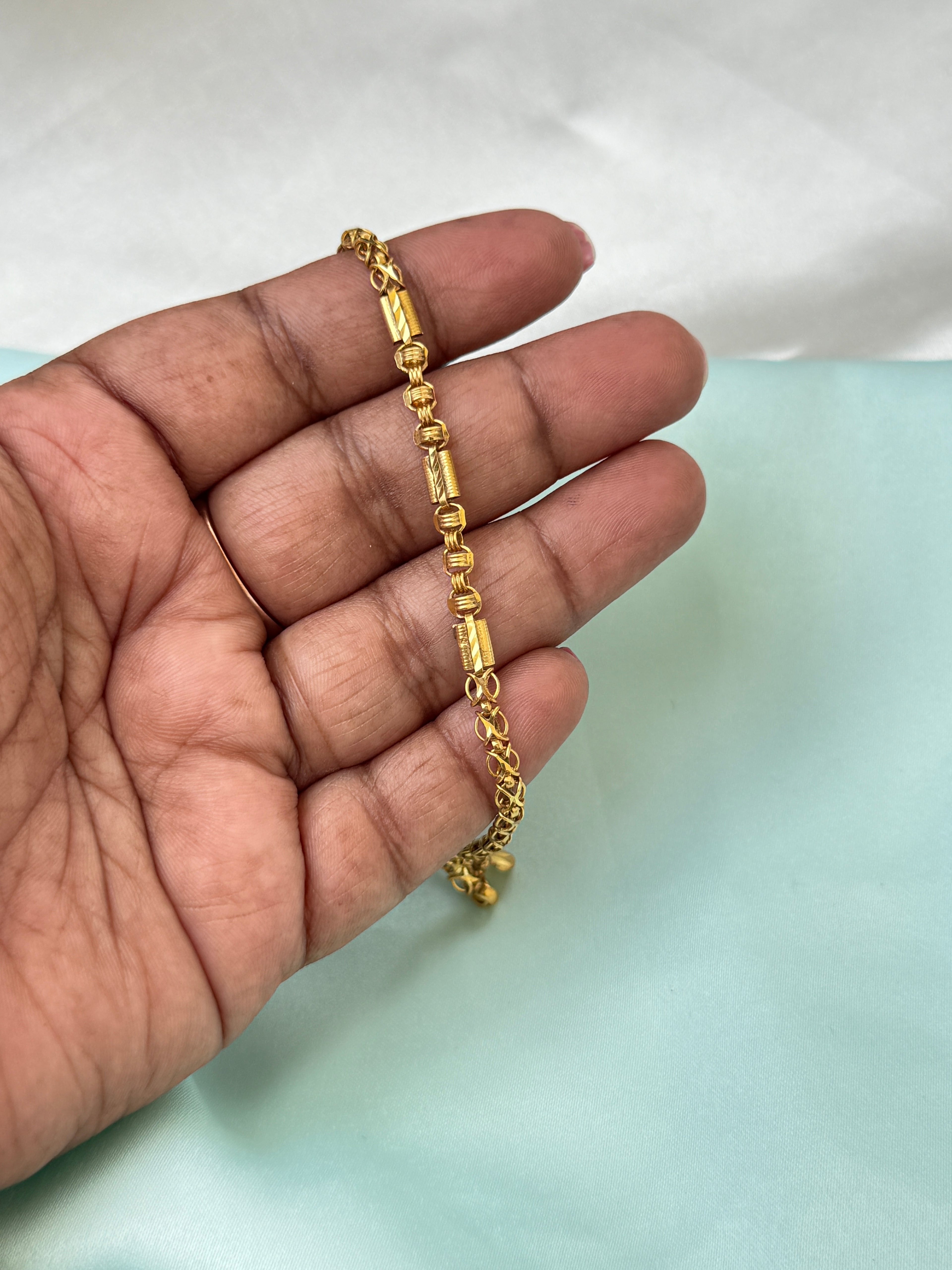 Ph042 Panchaloham 7 inches 2.4 to 2.6 adjustable chain bracelet