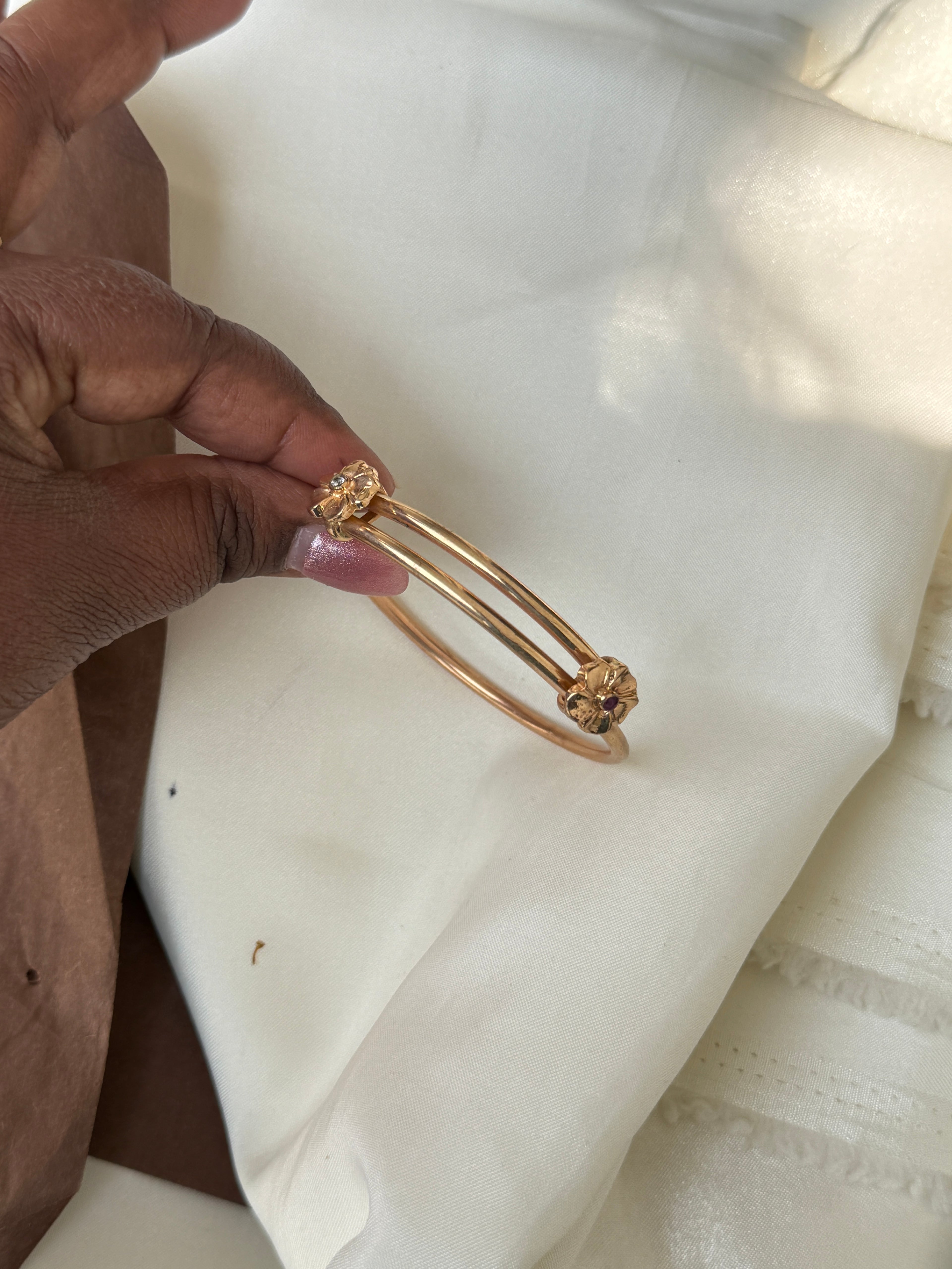 Ph276 unpolished panchaloha adjustable bracelet