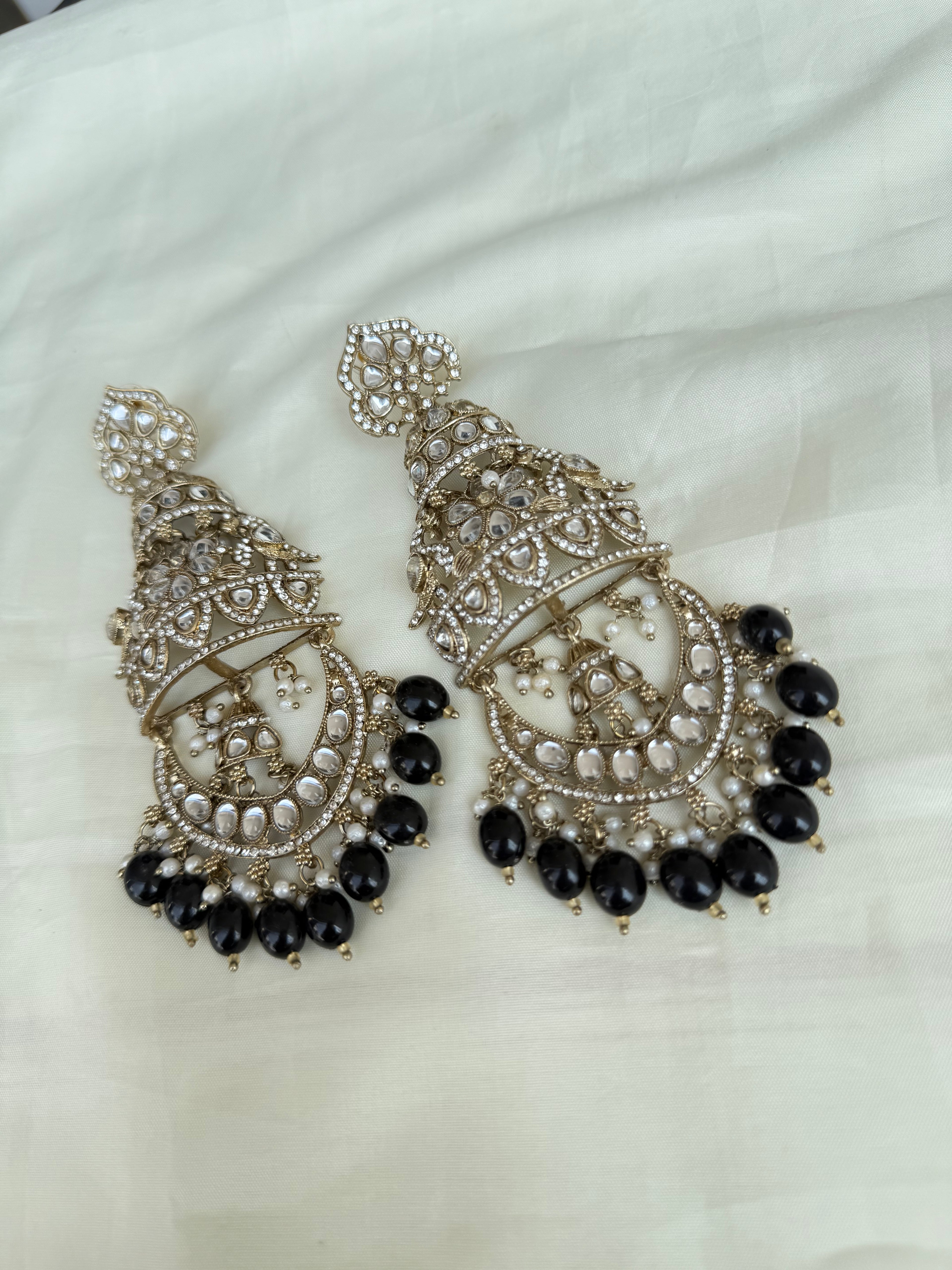 Mn003 big size flamingo statement earrings (5-6 inches approximately)