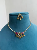 Budget friendly pearl neckline suits for kids and adults ch007