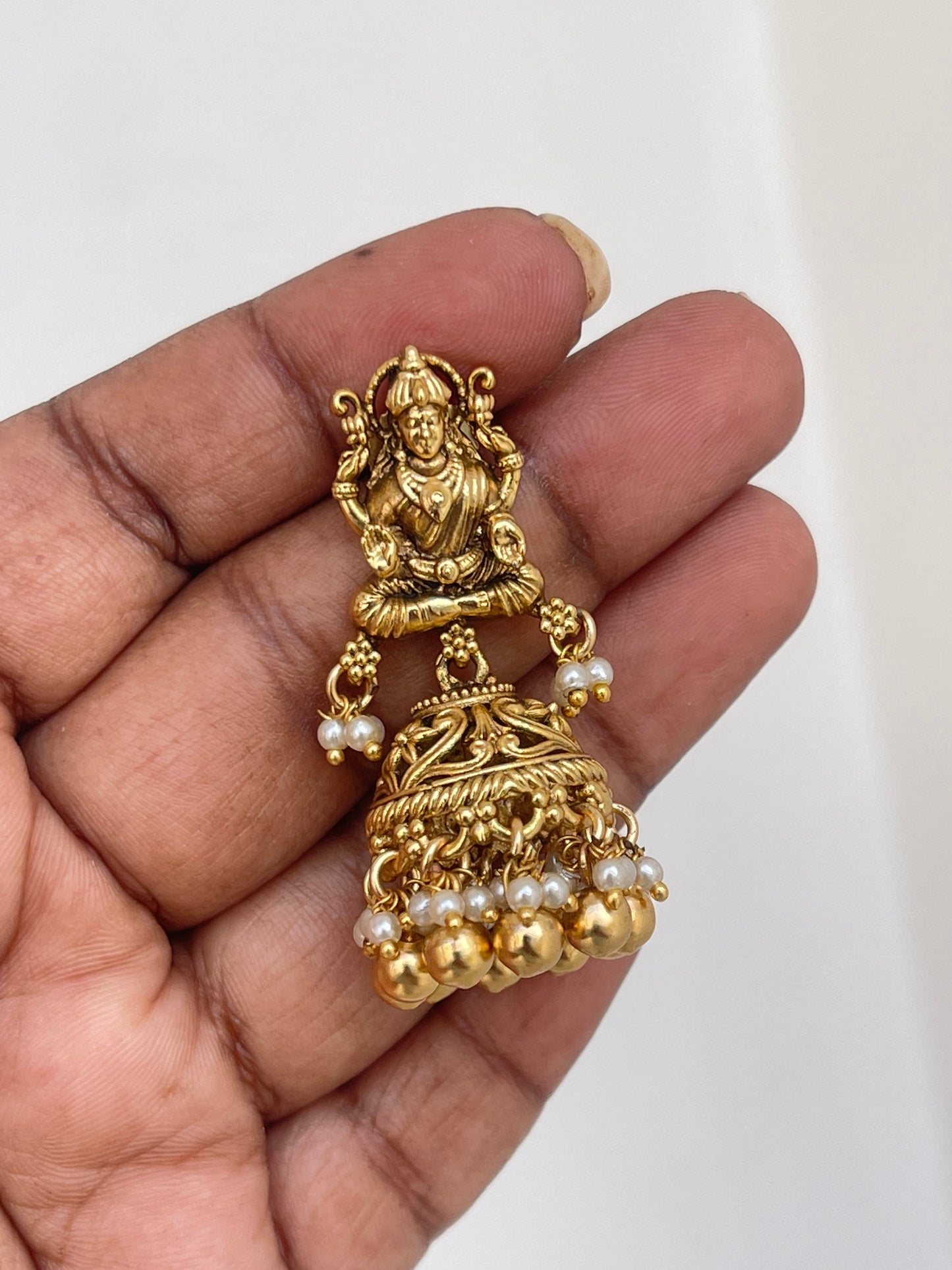 Antique lakshmidevi butta Earrings