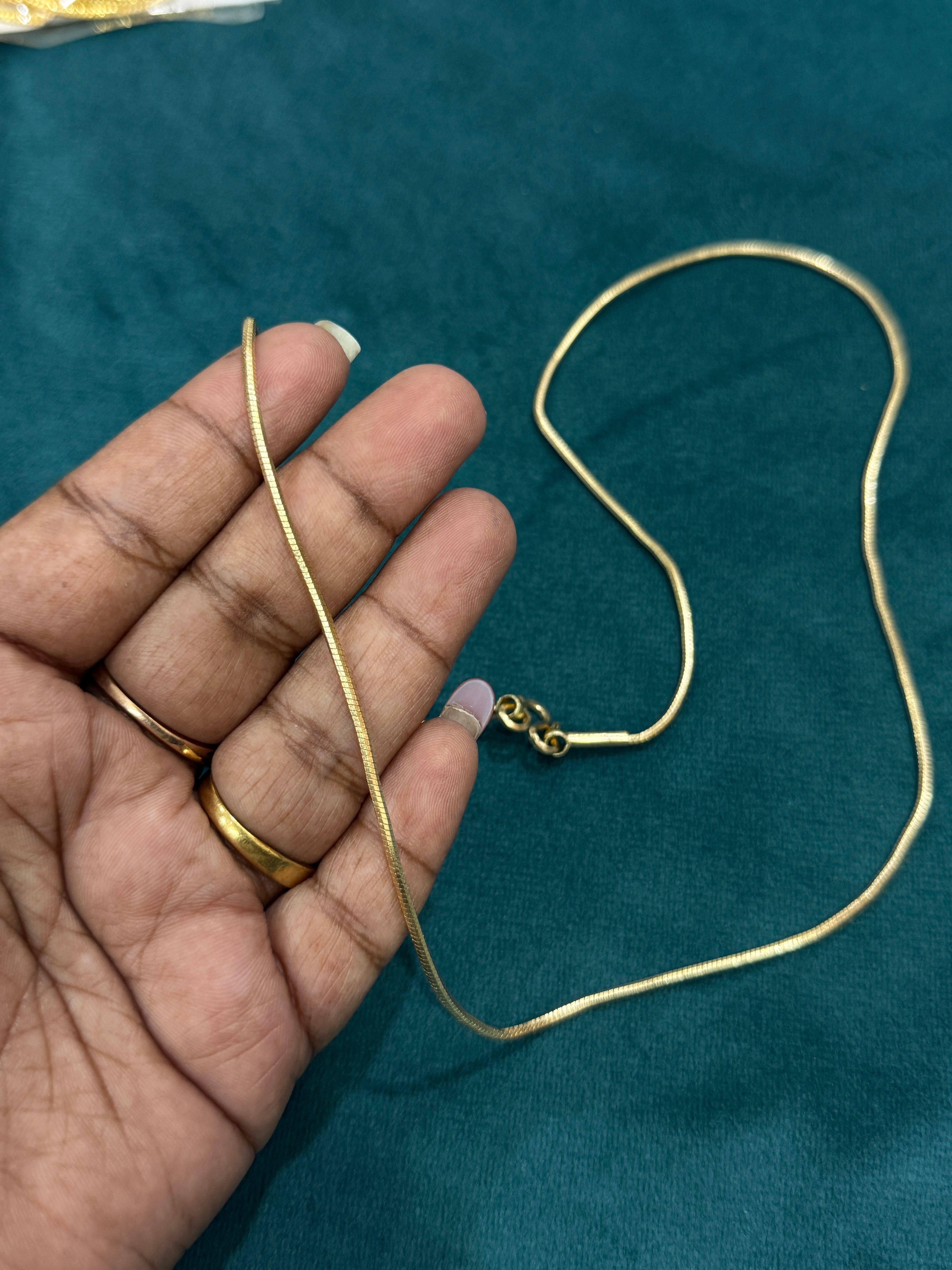 Tc002 unpolished panchaloha mangalsutra thali chain 24 inches