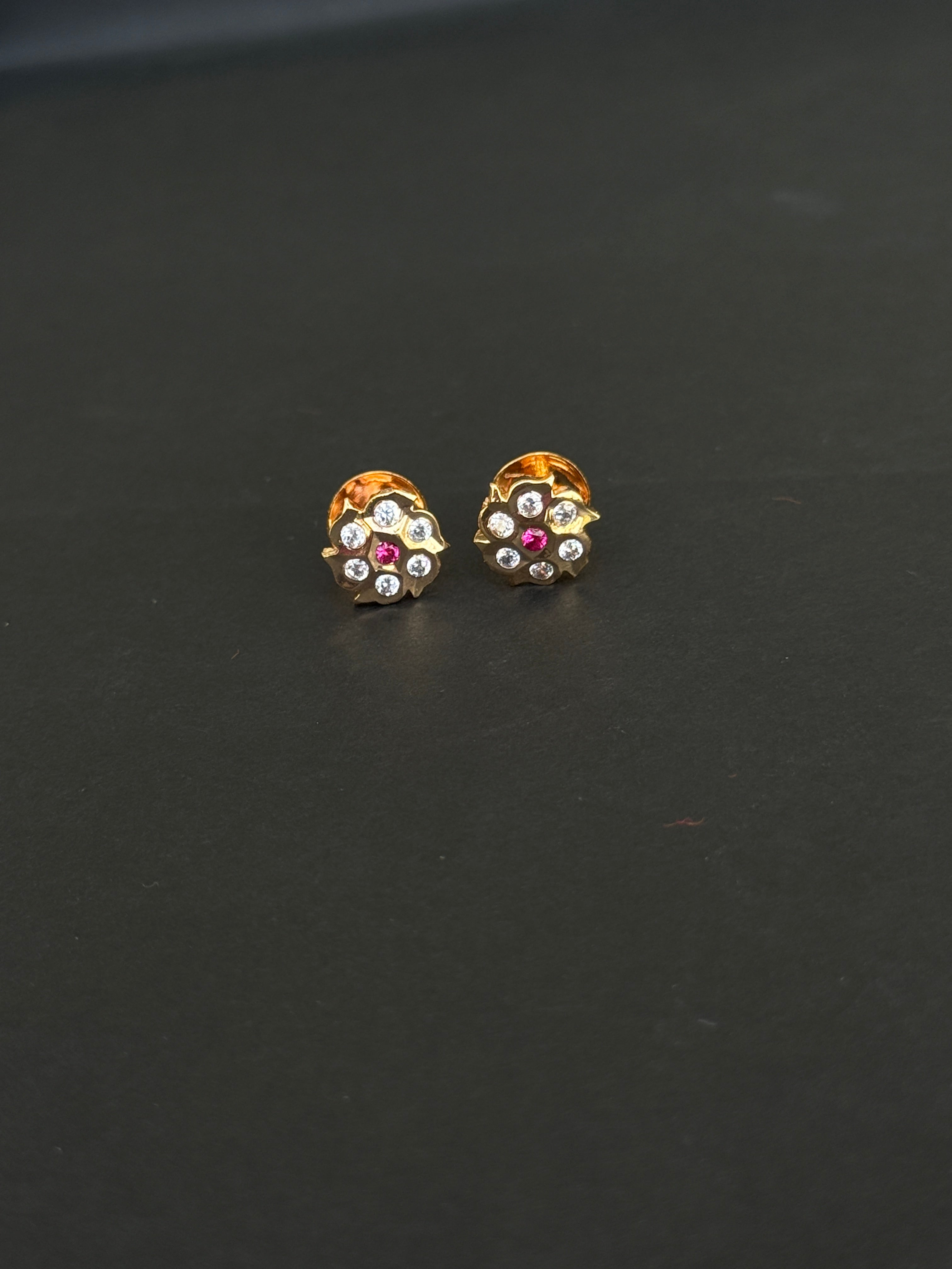 Ph010 small  screw back panchaloham studs