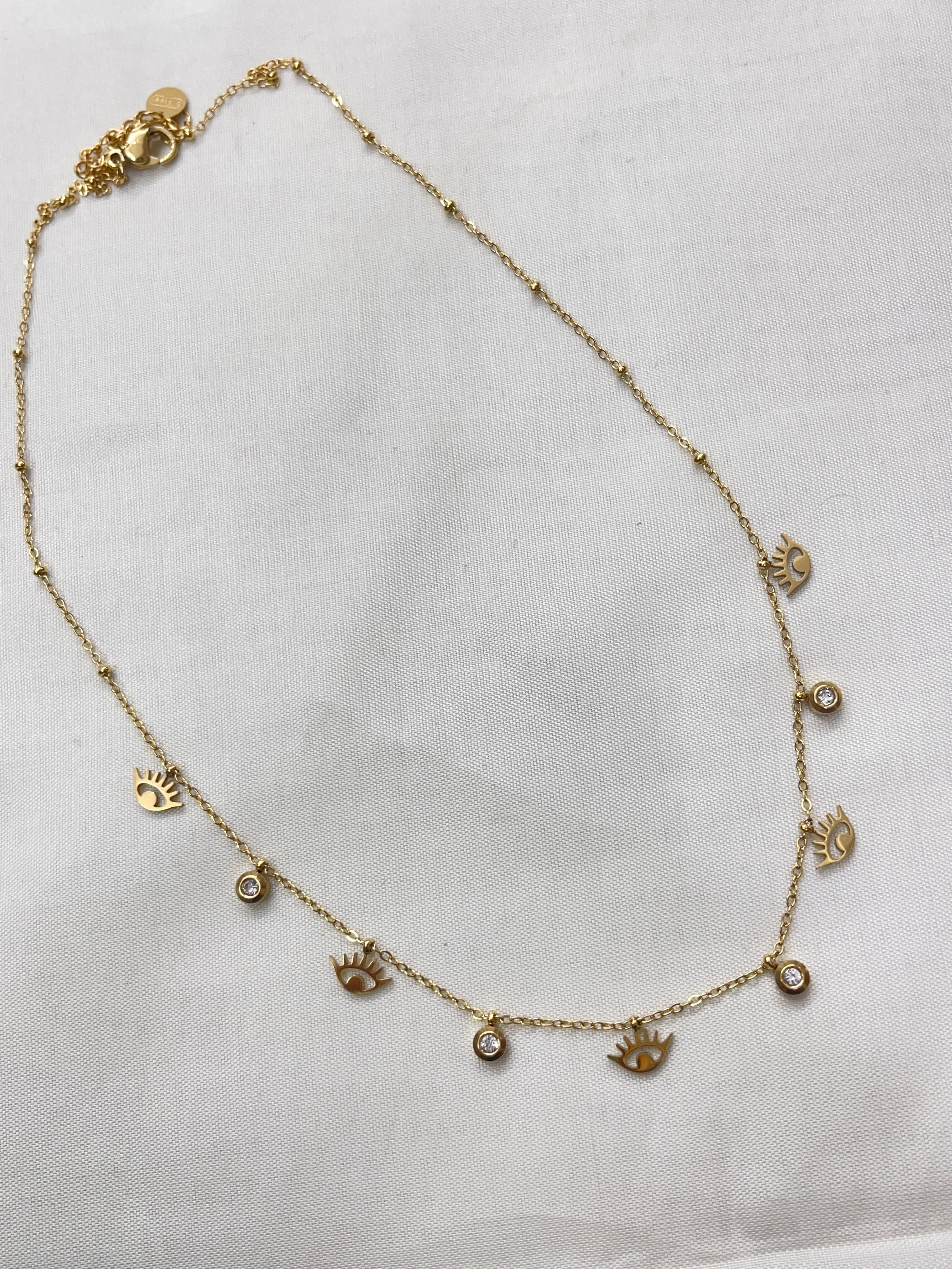 Evileye stone chain