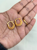 ER004 gold hoops