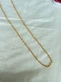 22 inches gold ball plain chain