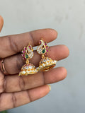 PH350 multi peacock butta earrings suits for kids and adults