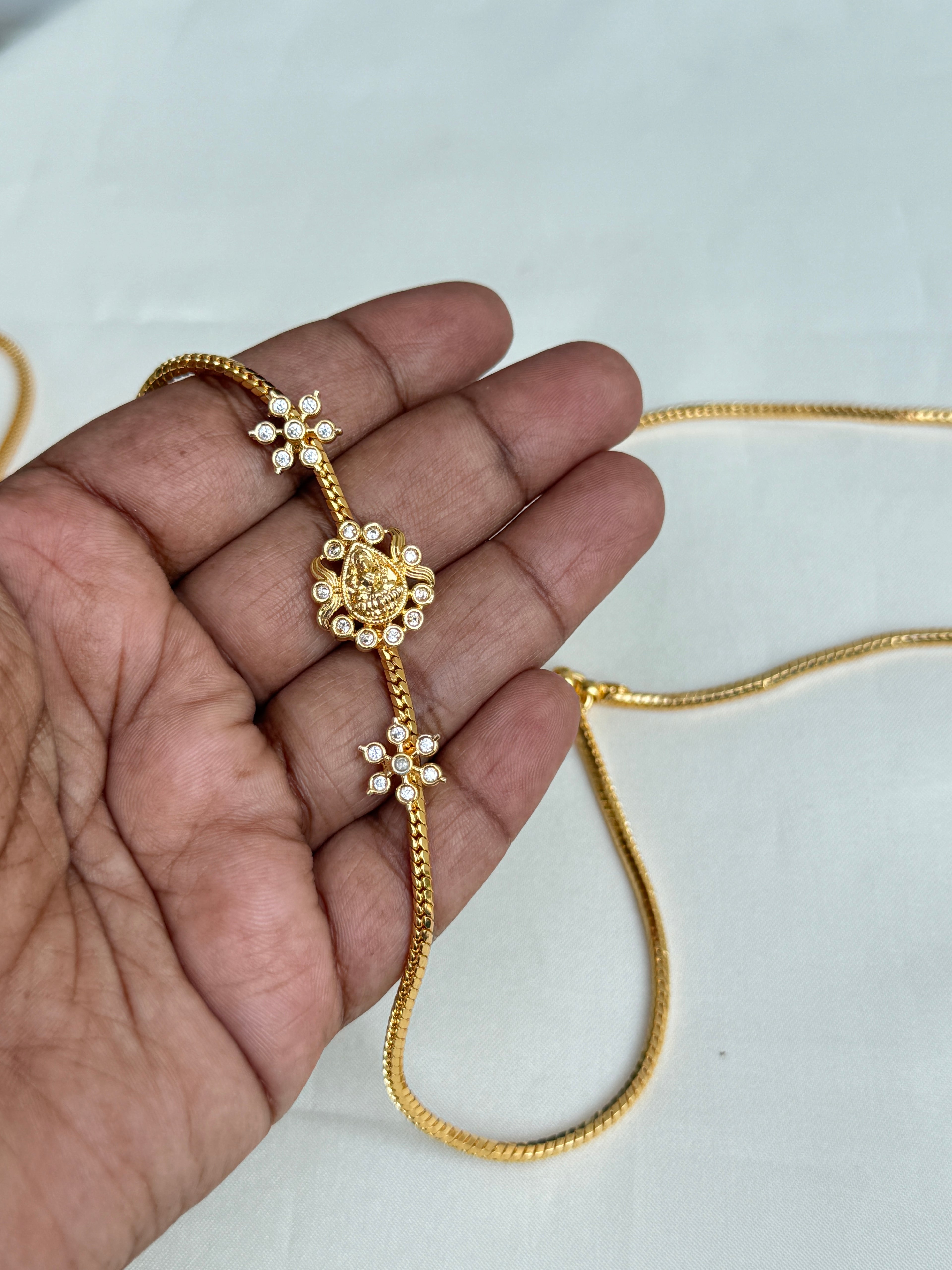 Tc014 24 inches Lakshmidevi mangalsutra chain