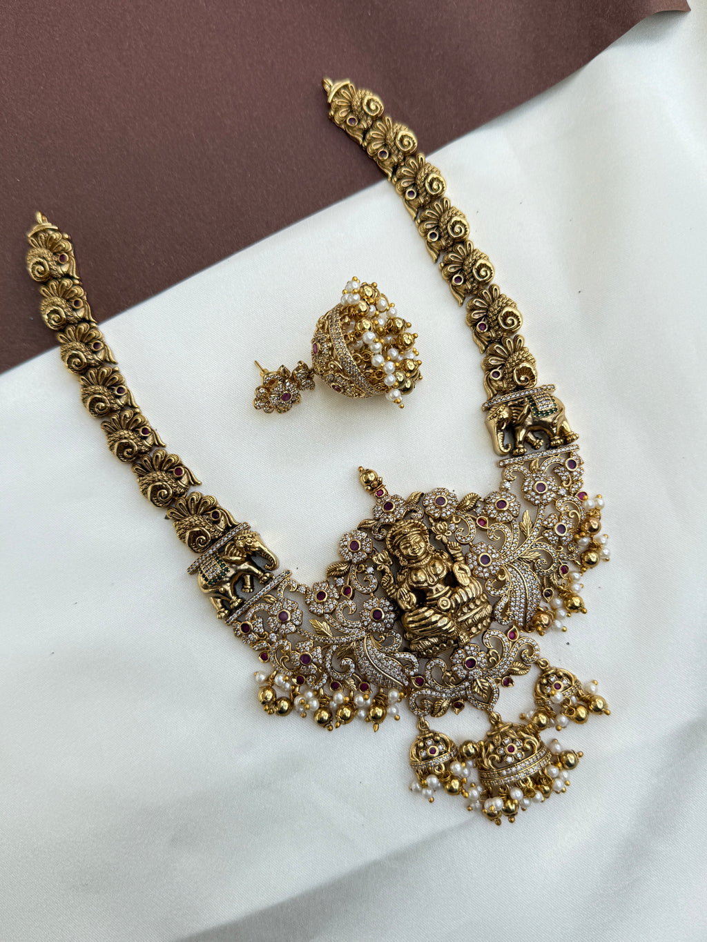 Ns360 Nakshi 3/4th lakshmi devi big size pendant