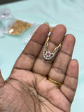 Ph612 Panchaloham polished flower Vanky finger rings