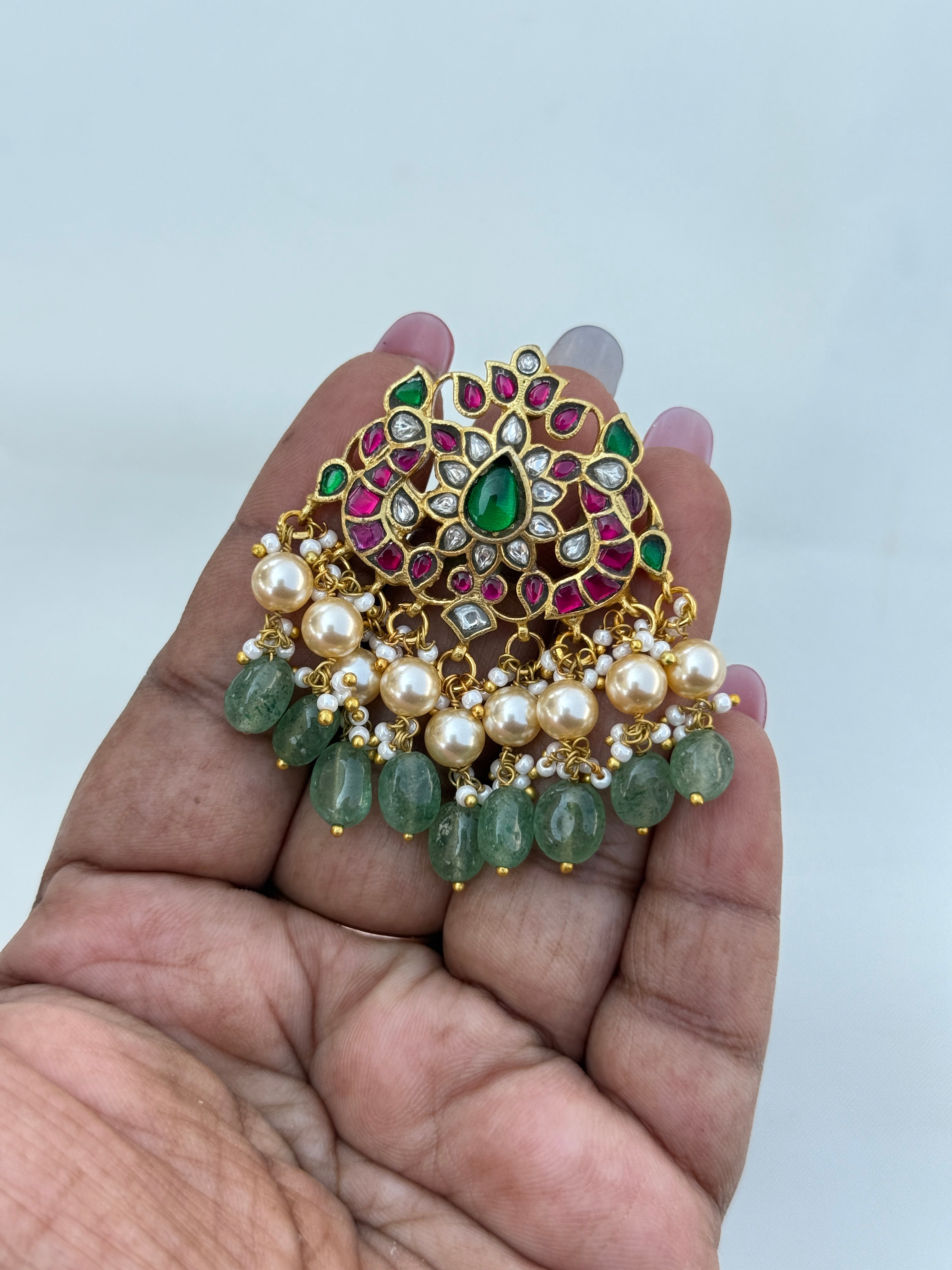 L012 jadau kundan pendant