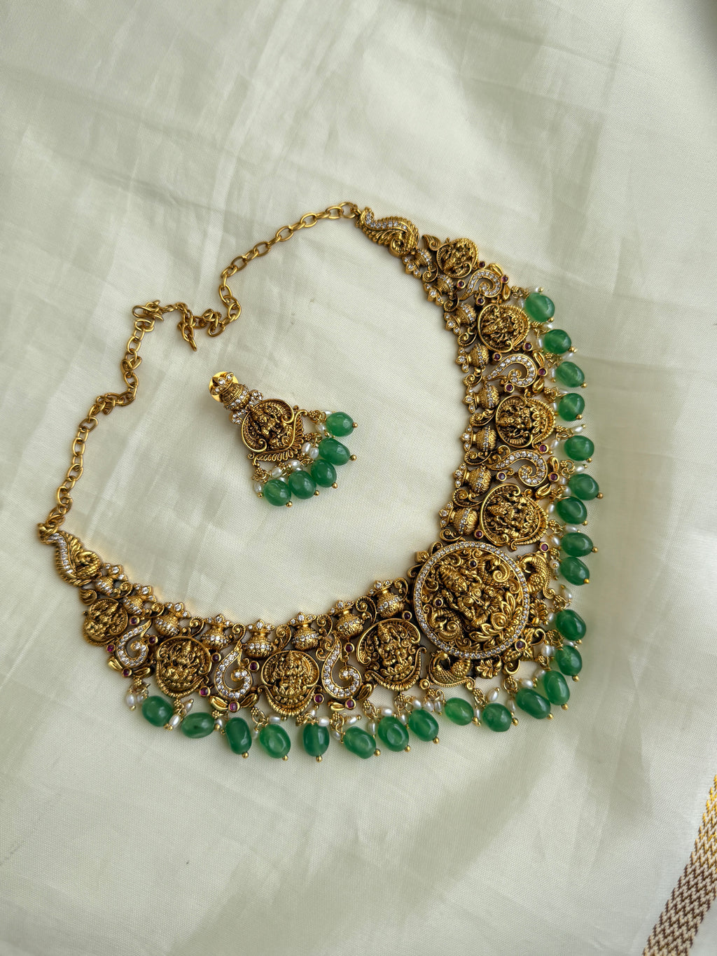 Ns317 Lakshmi Devi nakshi neckset