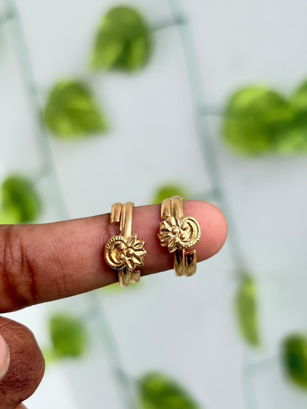Panchaloham polished toe rings Tr021