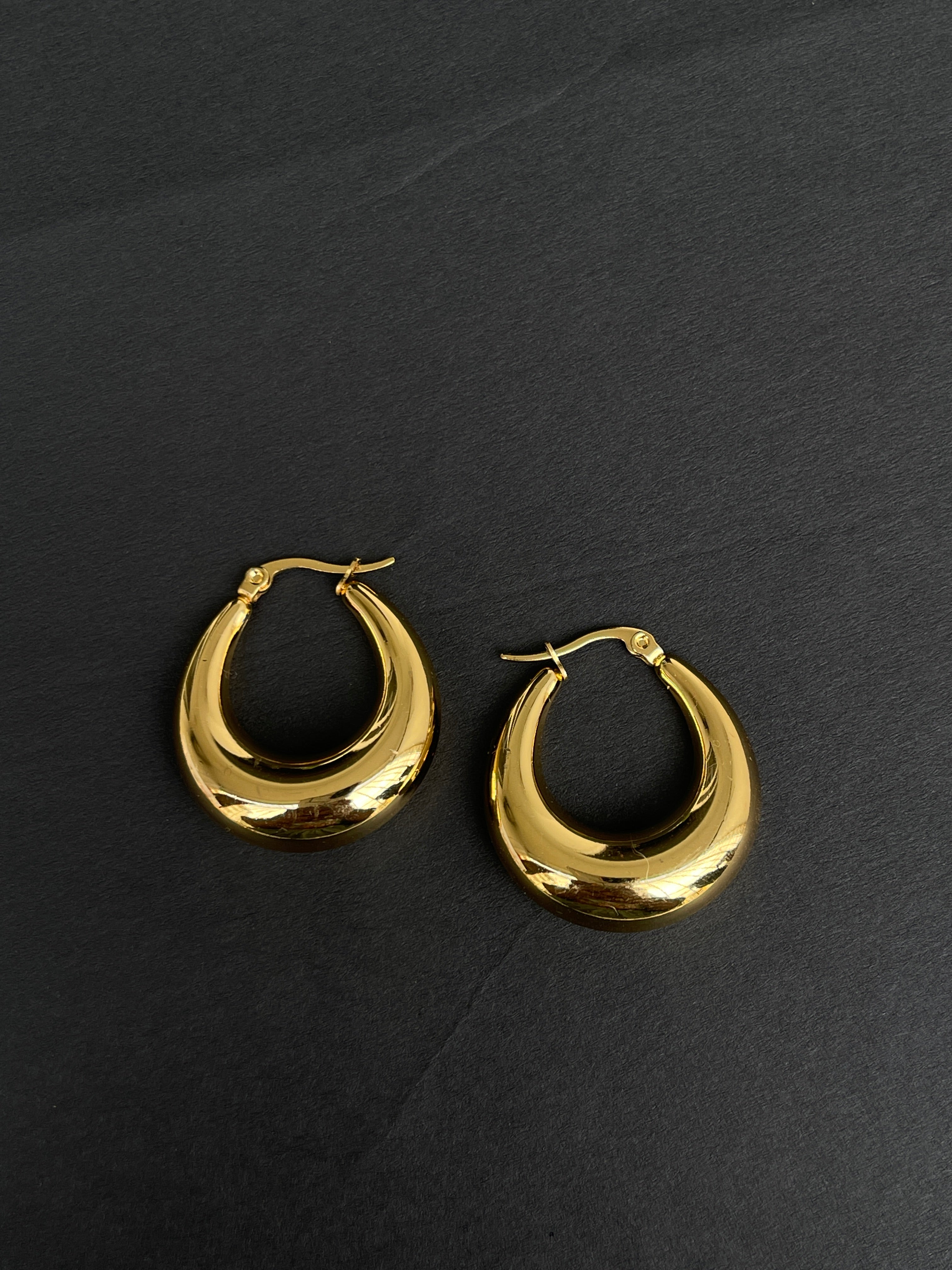 Big Round hoops Color won't fade