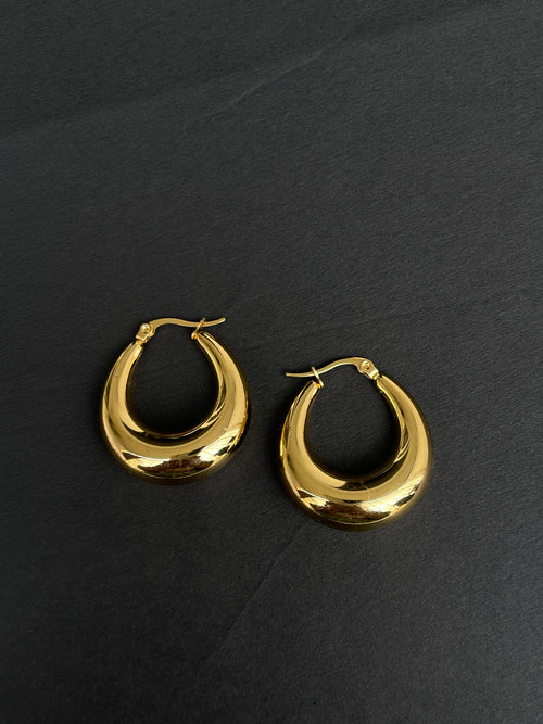 Big Round hoops Color won't fade