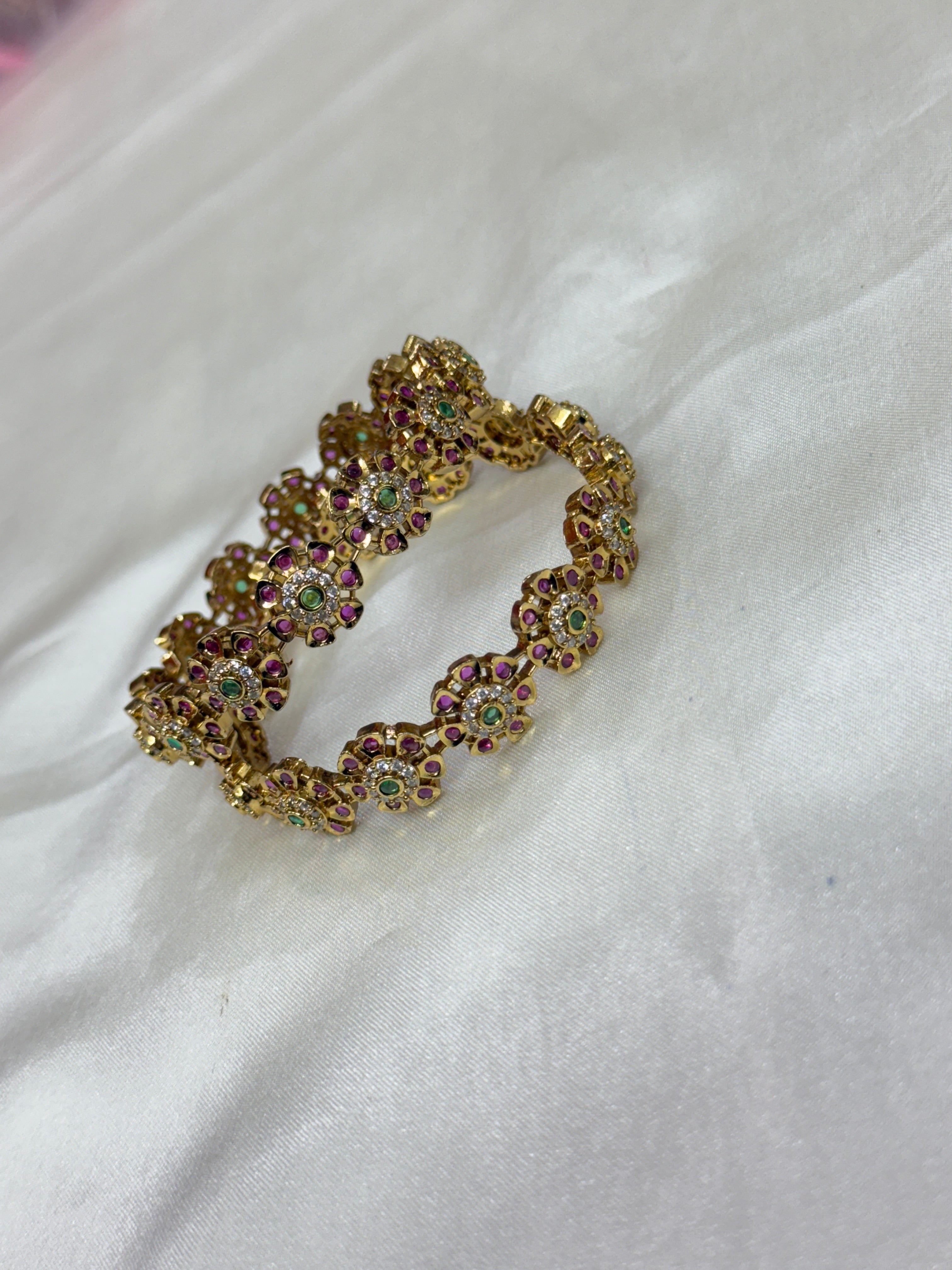 Sb125 flower kemp bangles