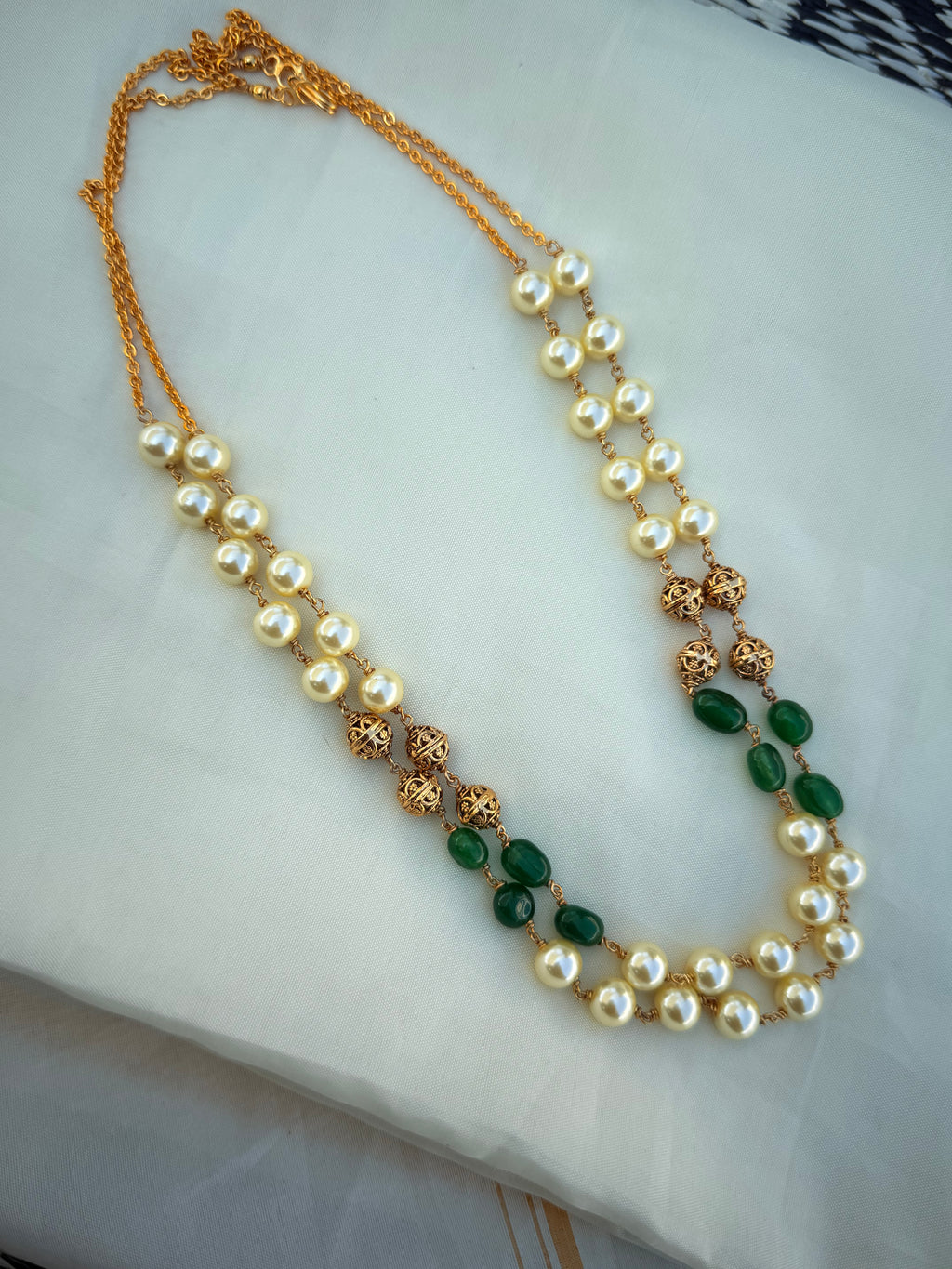 Bb231 2 lines beads chain