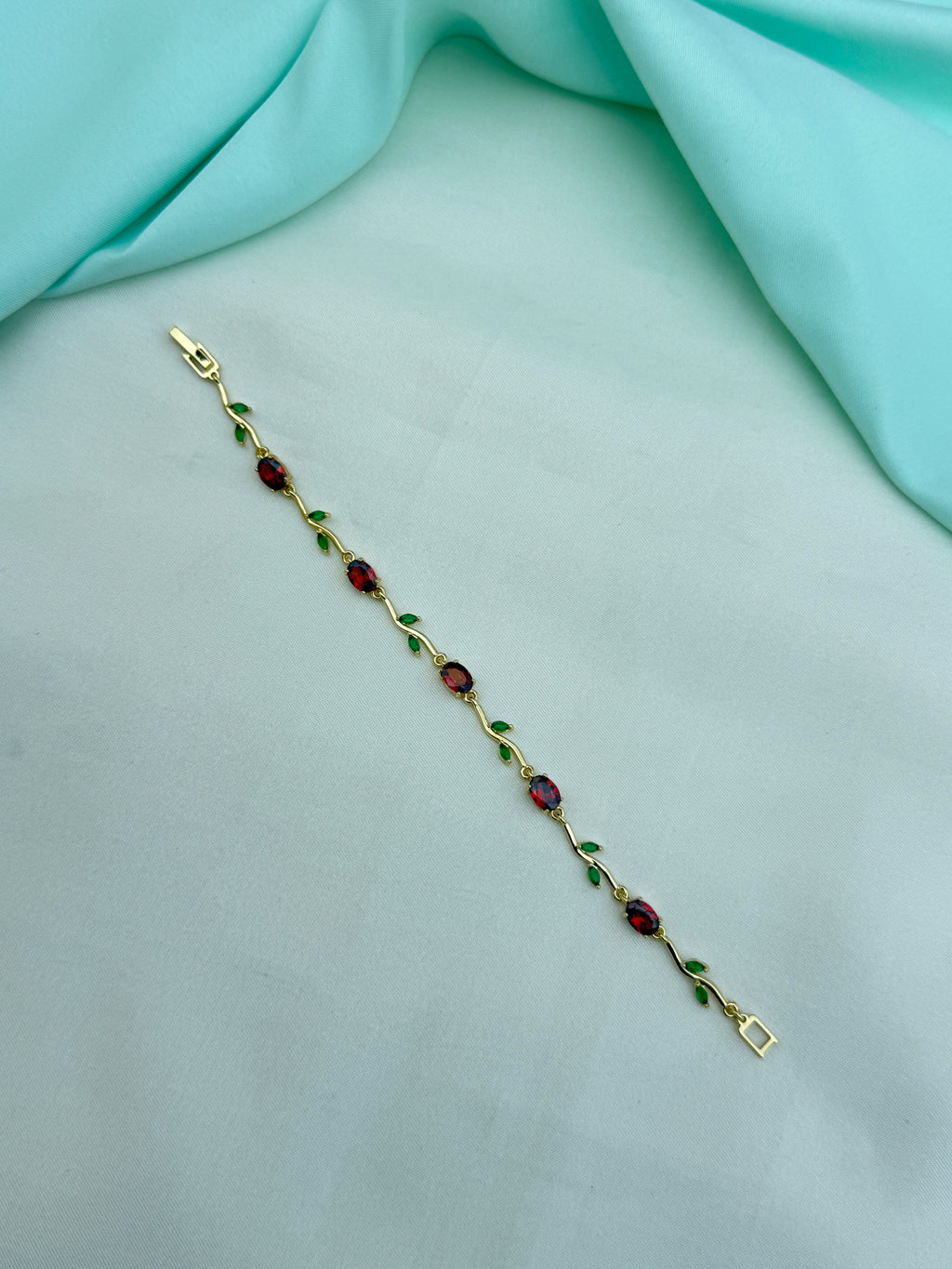 AB551 anti tarnish tulip bracelet suits for 2-6 size