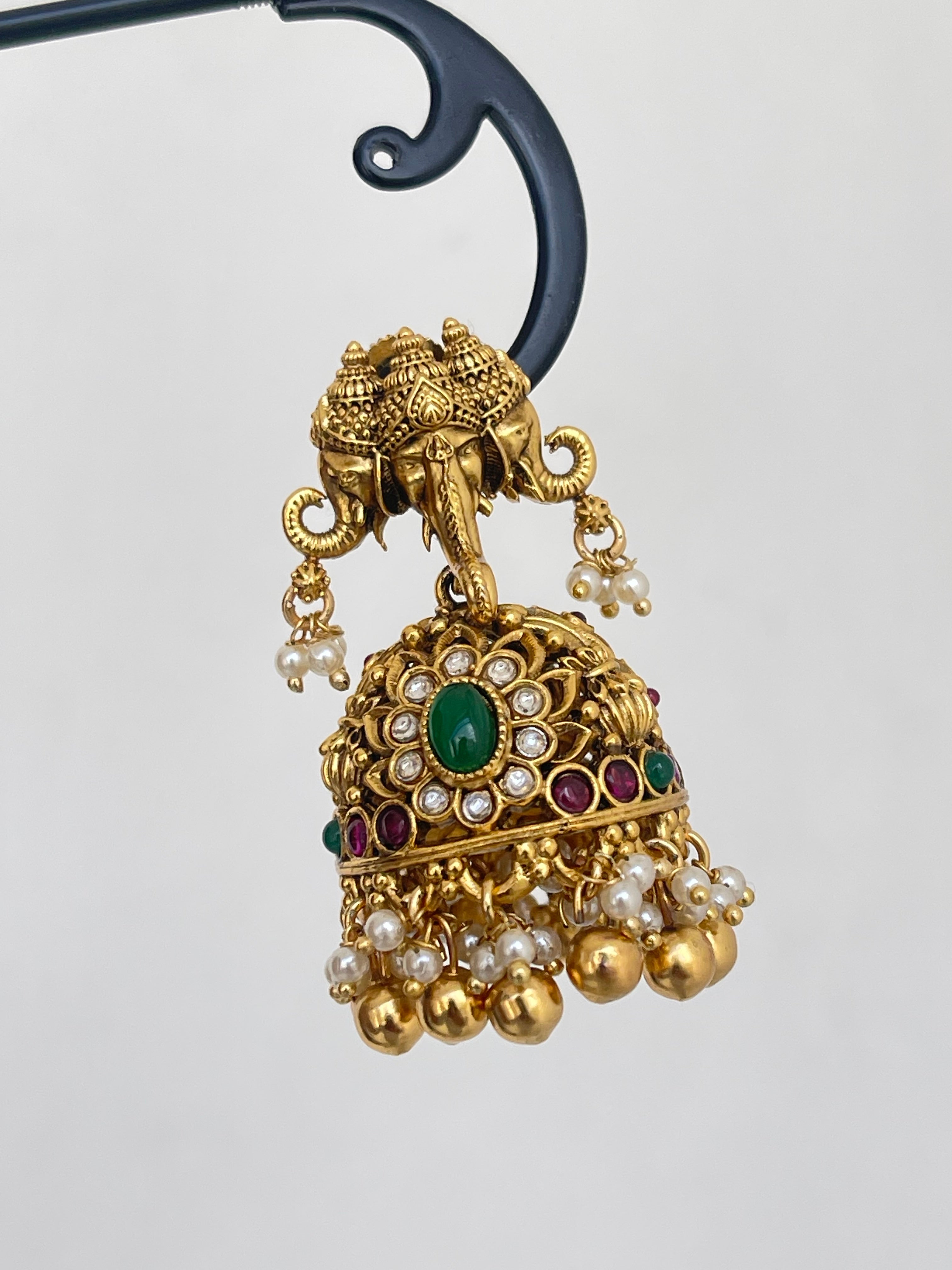 Bridal 3 head vinayaka premium quality butta