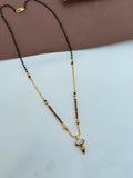 BB072 18inches single line Black Beads