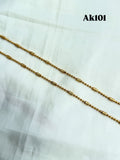 AK101 10inches gold anklets